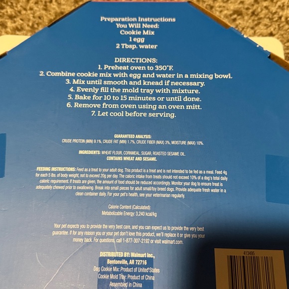 Vibrant Life Paw Print Cookie Kit - NWOT - Picture 4 of 6